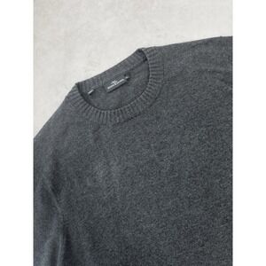 Rodd and Gunn Dark Gray Merino Wool Cashmere Blend Sweater, Size XL